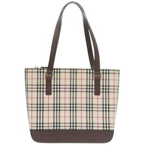 Burberry Nova Check canvas beige handbag